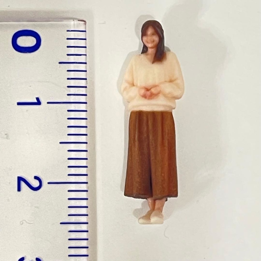 1/64 フィギュア ミニチュアイメージお姉さん リアルフィギュア 3Dフィギュア 完成品 トミカに ホットウィールに ミニカーに ジオラマに ミニチュアイメージ