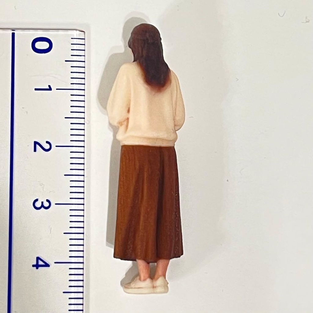 1/35 フィギュア ミニチュアイメージお姉さん リアルフィギュア 完成品 ミニカーに ジオラマに 3Dフィギュア