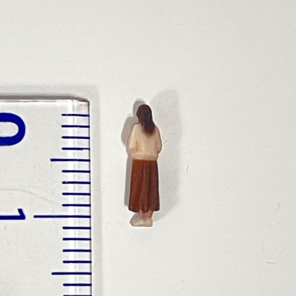 Nゲージ フィギュア 完成品 リアルフィギュア ミニチュア 鉄道模型 ジオラマ レイアウト 住宅模型 3Dフィギュア