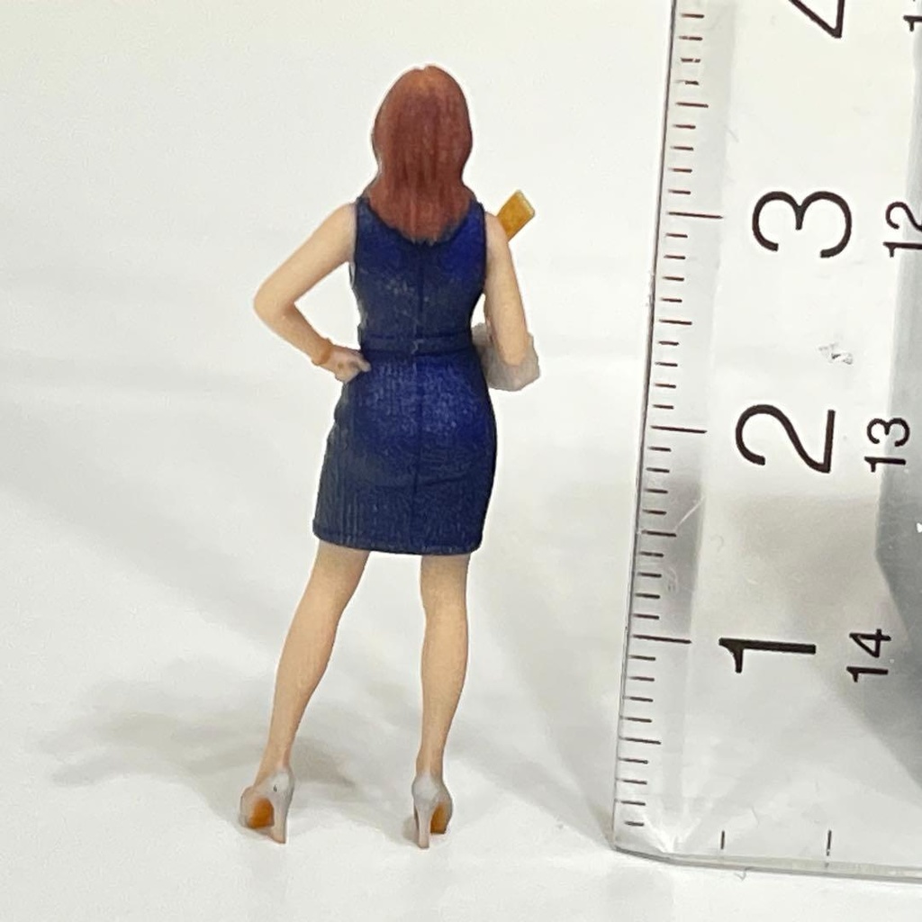 1/43 キャバ嬢 フィギュア リアルフィギュア 3Dフィギュア ミニチュアイメージ 完成品 ミニチュア ジオラマ ミニカーに