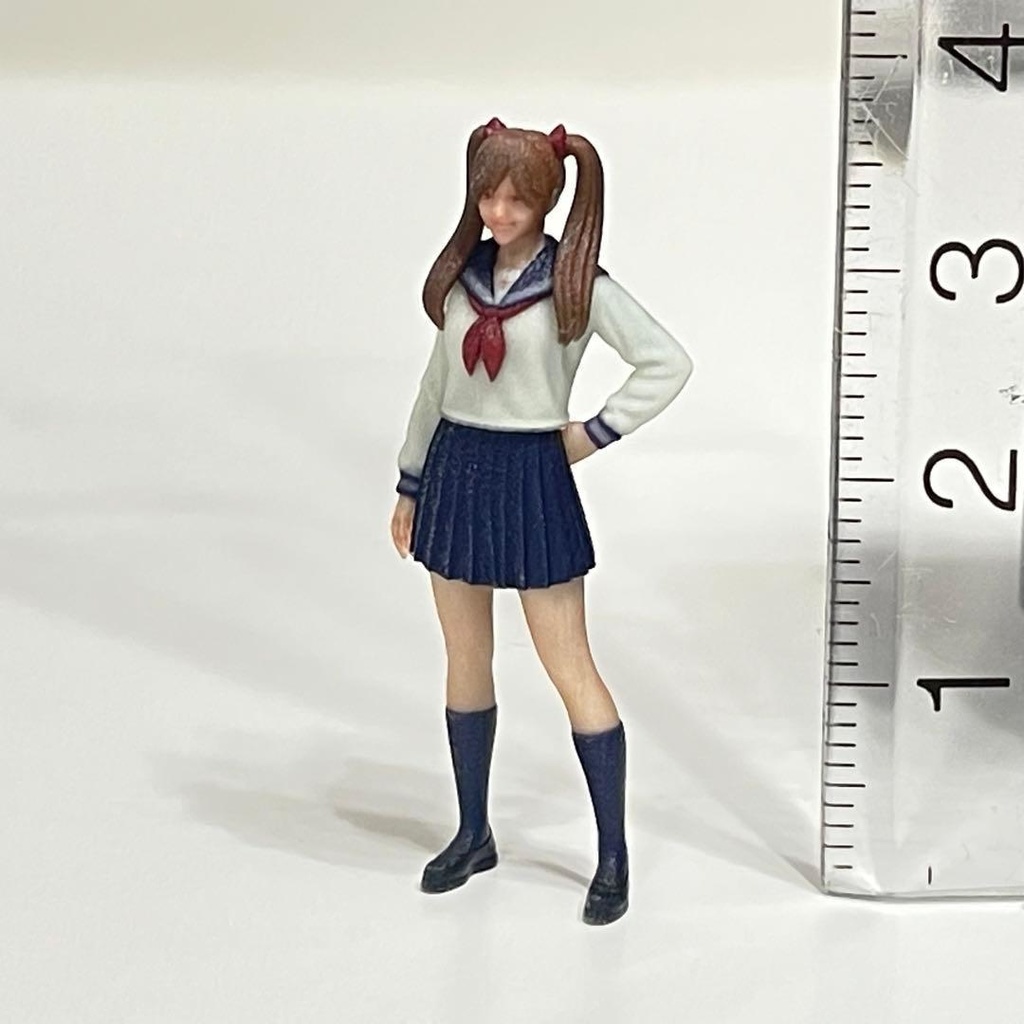 1/43 JK フィギュア セーラー服 リアルフィギュア 3Dフィギュア ミニチュア ミニチュアイメージ 完成品