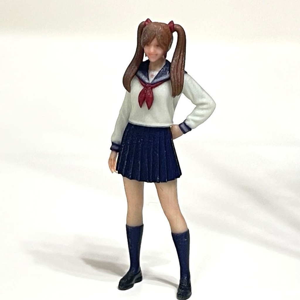1/43 JK フィギュア セーラー服 リアルフィギュア 3Dフィギュア ミニチュア ミニチュアイメージ 完成品