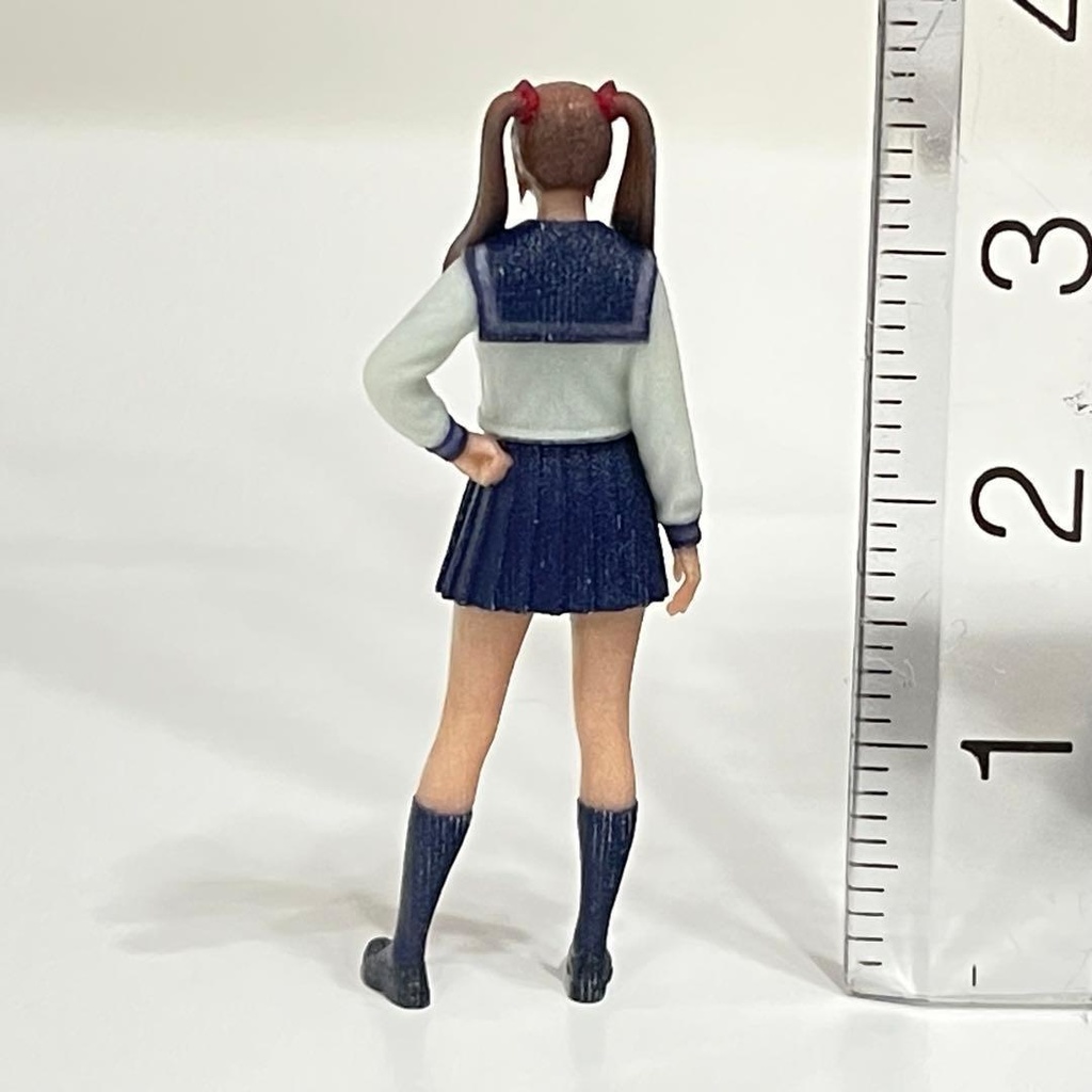 1/43 JK フィギュア セーラー服 リアルフィギュア 3Dフィギュア ミニチュア ミニチュアイメージ 完成品