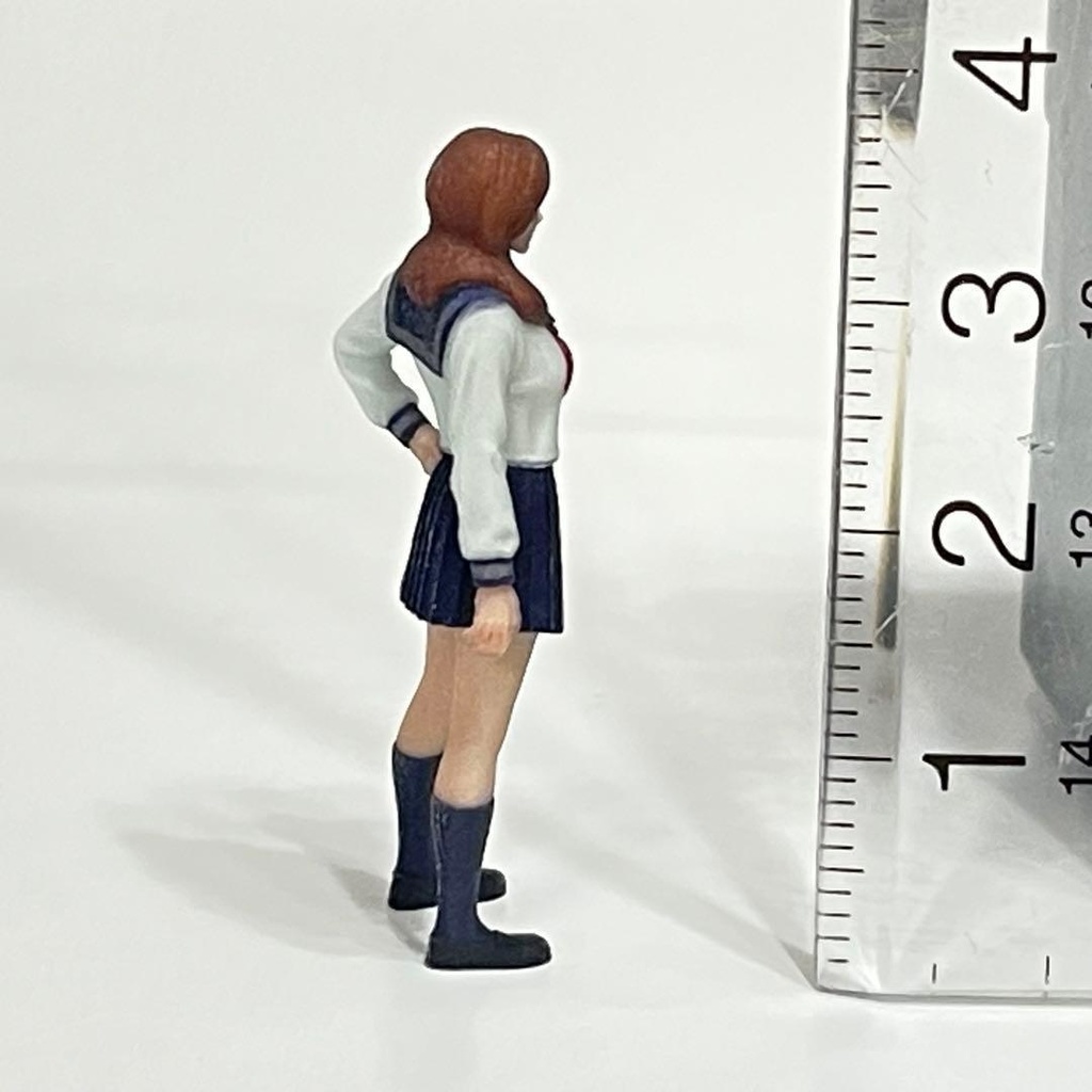 1/43 フィギュア リアルフィギュア セーラー服 ミニチュア ジオラマ ミニカー 完成品 ミニチュアイメージ