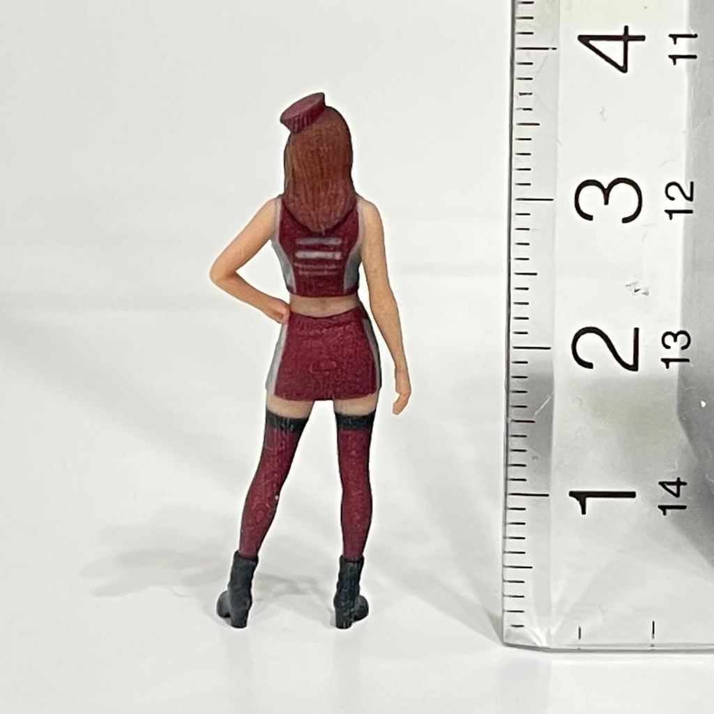 1/43 フィギュア リアルフィギュア レースクイーン ミニチュア ジオラマ ミニカー 完成品 ミニチュアイメージ