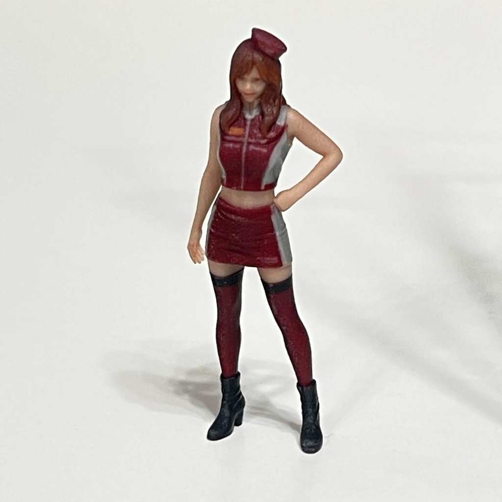 1/43 フィギュア リアルフィギュア レースクイーン ミニチュア ジオラマ ミニカー 完成品 ミニチュアイメージ