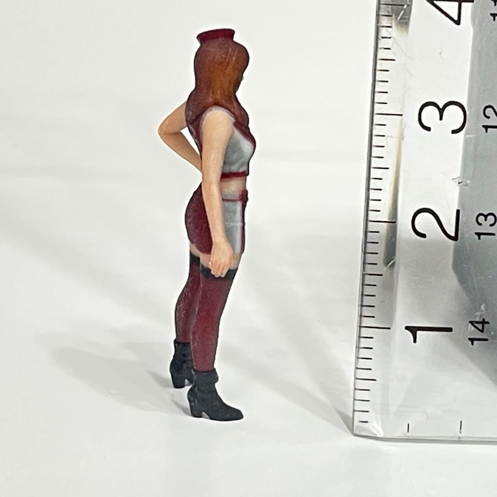 1/43 フィギュア リアルフィギュア レースクイーン ミニチュア ジオラマ ミニカー 完成品 ミニチュアイメージ