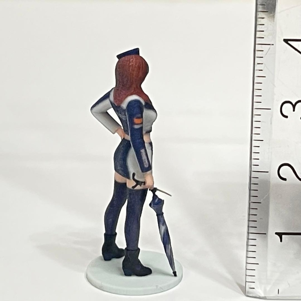 1/43 フィギュア リアルフィギュア レースクイーン 青 ミニチュア ジオラマ ミニカー 完成品 ミニチュアイメージ