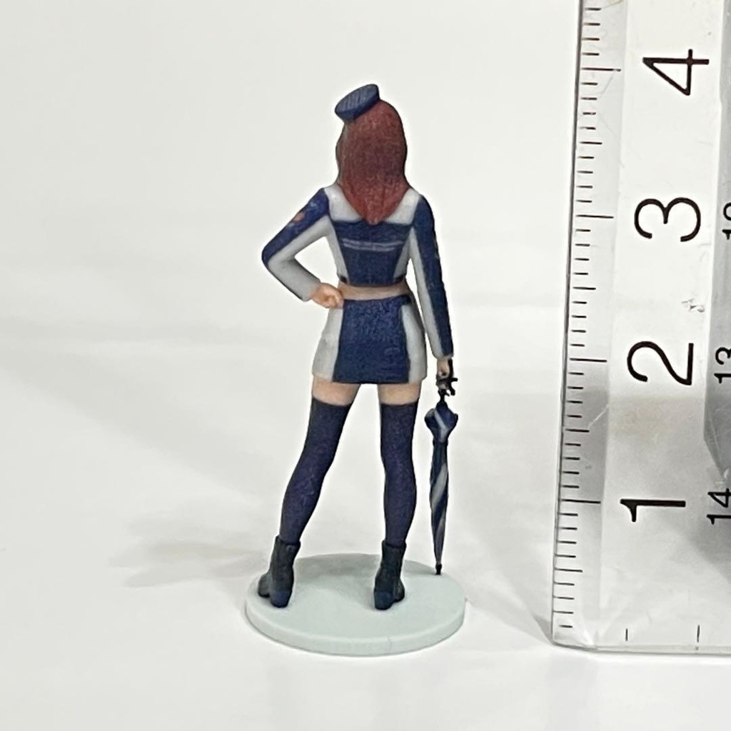 1/43 フィギュア リアルフィギュア レースクイーン 青 ミニチュア ジオラマ ミニカー 完成品 ミニチュアイメージ