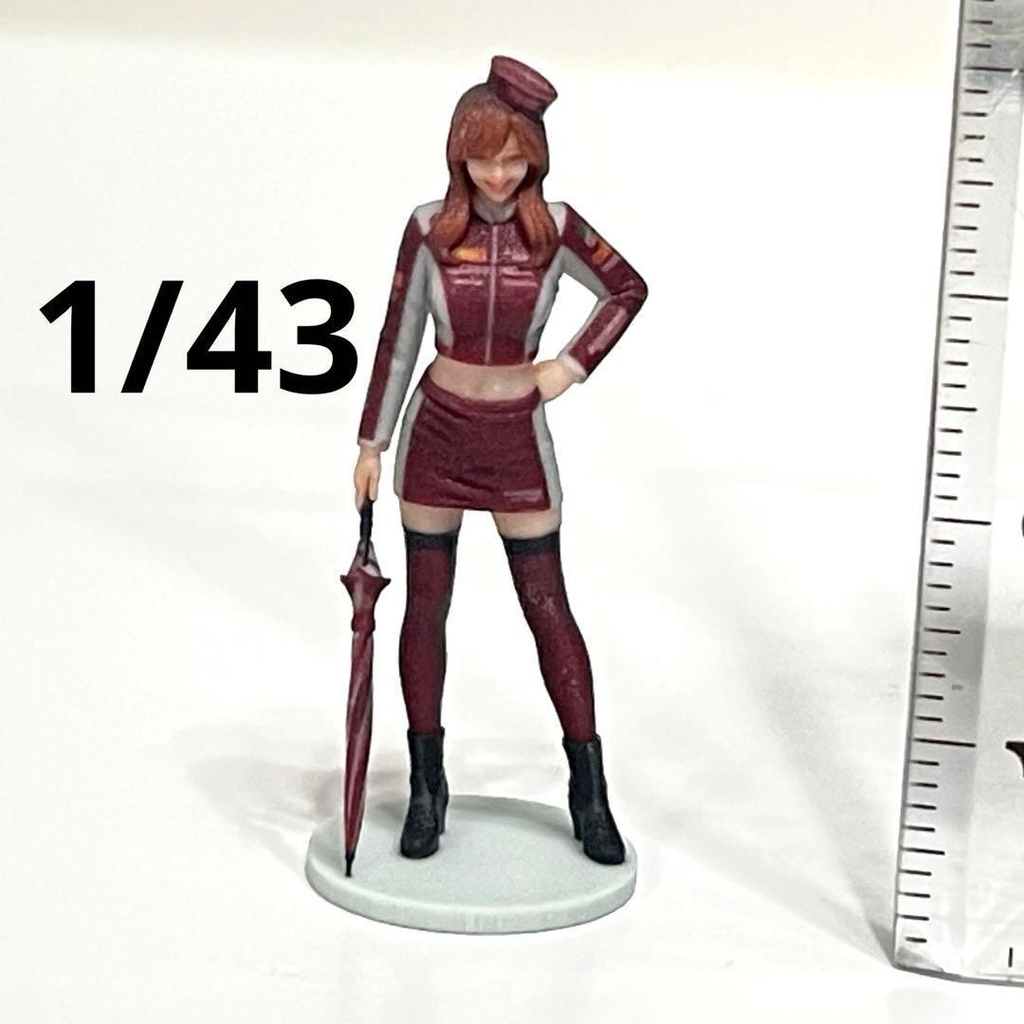 1/43 フィギュア リアルフィギュア レースクイーン ミニチュア ジオラマ ミニカー 完成品 ミニチュアイメージ