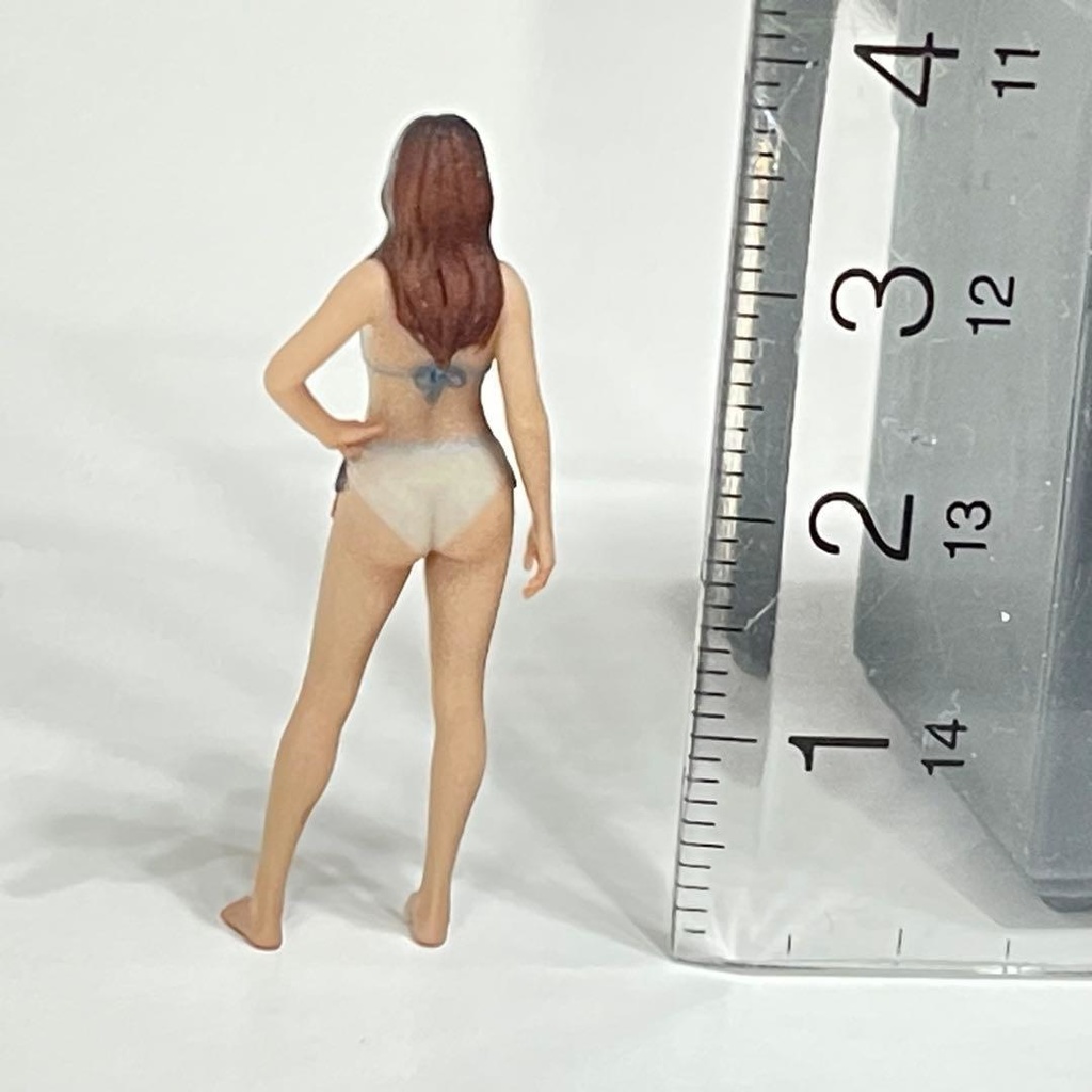 1/43 フィギュア リアルフィギュア ビキニ 水着 ミニチュア ジオラマ ミニカー 完成品 ミニチュアイメージ