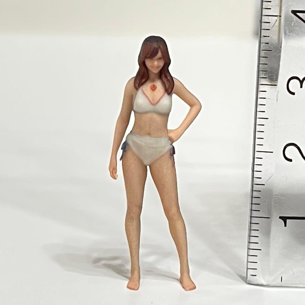 1/43 フィギュア リアルフィギュア ビキニ 水着 ミニチュア ジオラマ ミニカー 完成品 ミニチュアイメージ