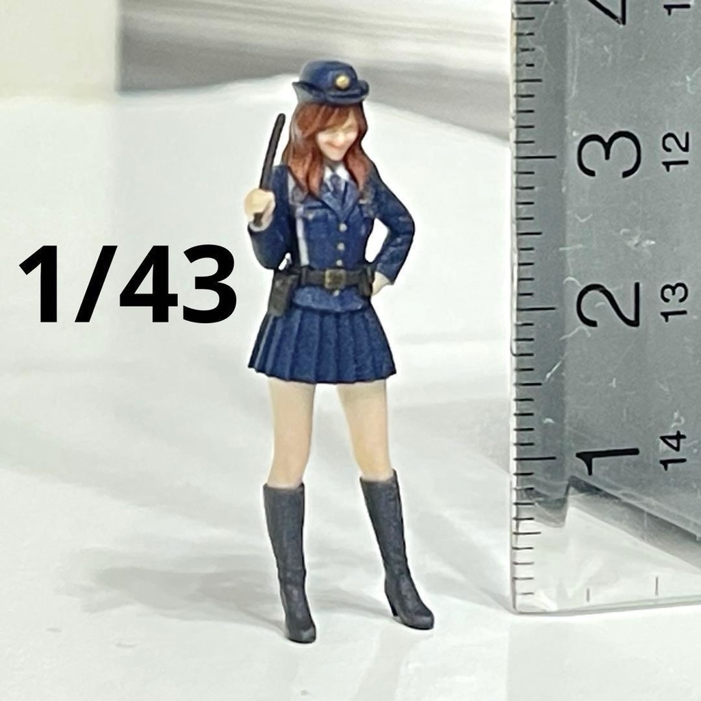 1/43 フィギュア リアルフィギュア 警官 ミニチュア ジオラマ ミニカー 完成品 ミニチュアイメージ
