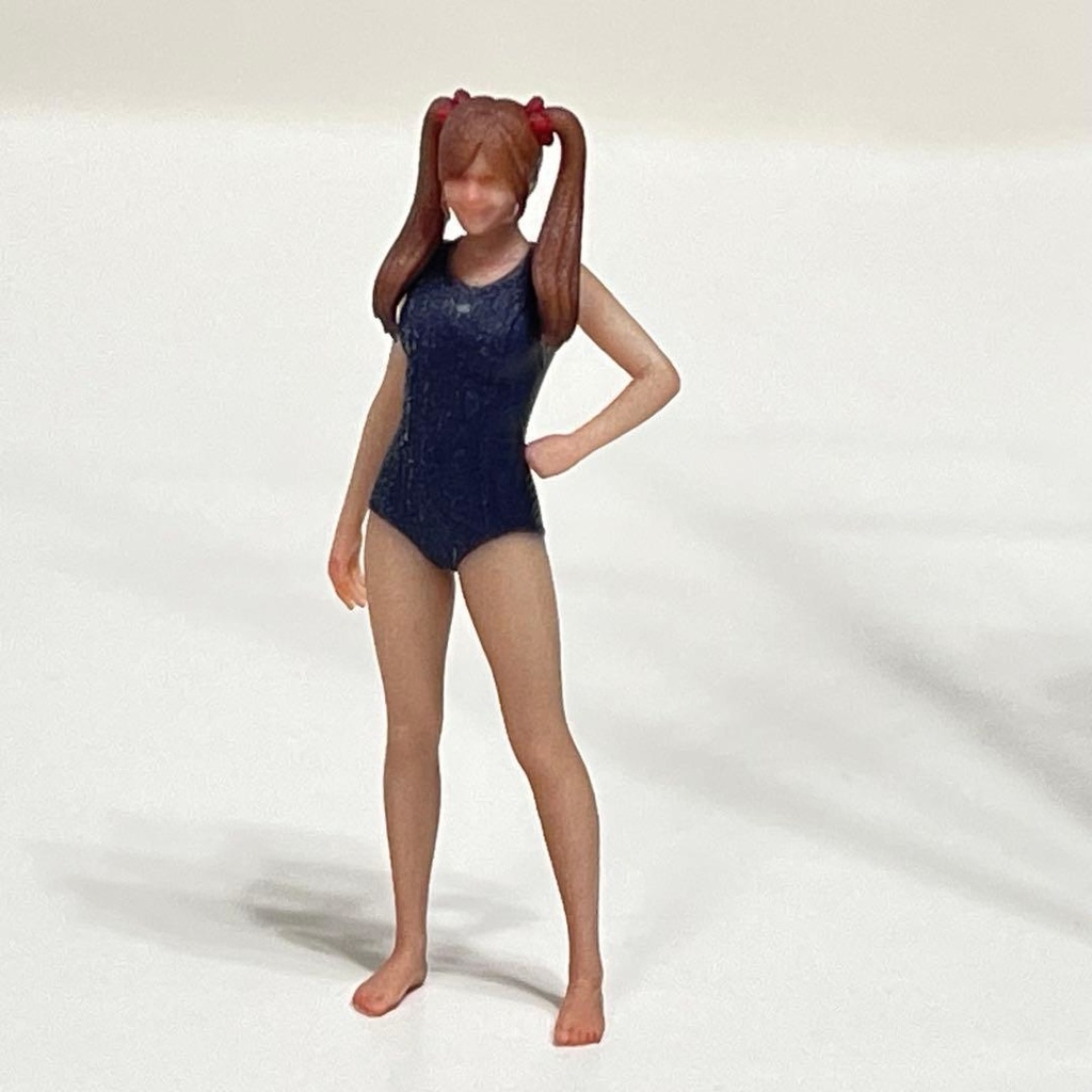 1/64 フィギュア リアルフィギュア 水着 ミニチュア ジオラマ ミニカー 完成品 ミニチュアイメージ