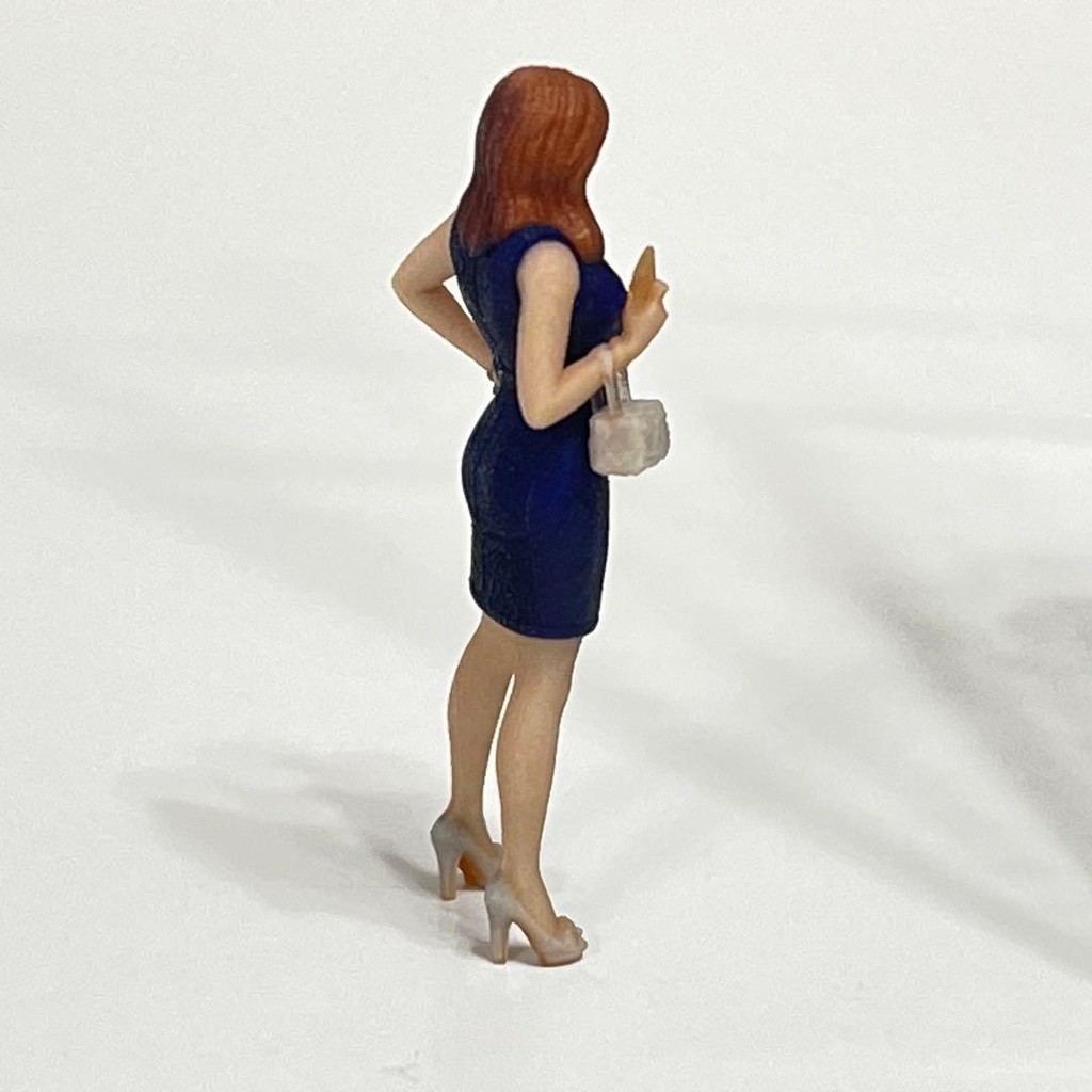 1/64 フィギュア リアルフィギュア キャバ嬢 ミニチュア ジオラマ ミニカー 完成品 ミニチュアイメージ