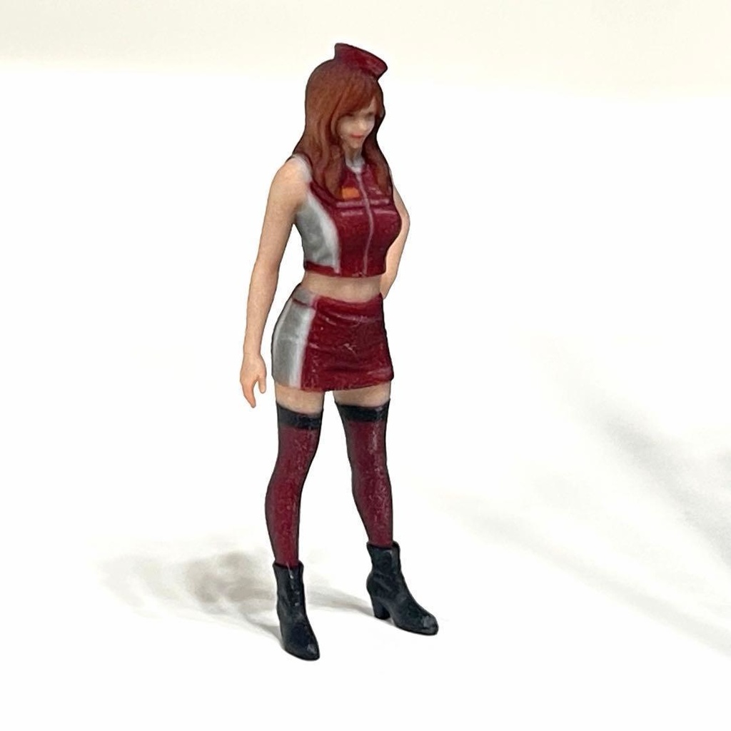 1/64 フィギュア リアルフィギュア レースクイーン ミニチュア ジオラマ ミニカー 完成品 ミニチュアイメージ