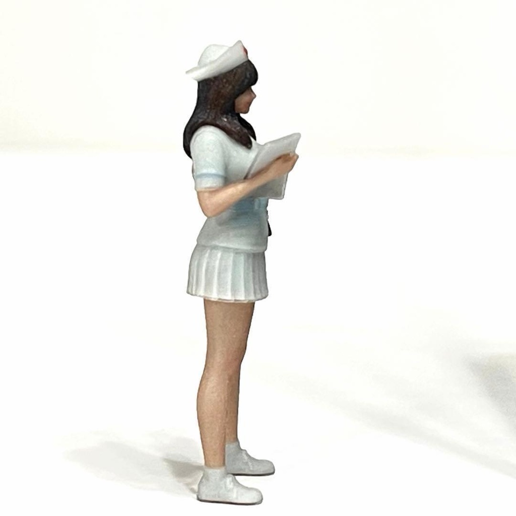 1/64 フィギュア リアルフィギュア ナース ミニチュア ジオラマ ミニカー 完成品 ミニチュアイメージ