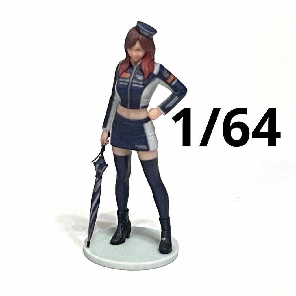 1/64 フィギュア リアルフィギュア レースクイーン ミニチュア ジオラマ ミニカー 完成品 ミニチュアイメージ