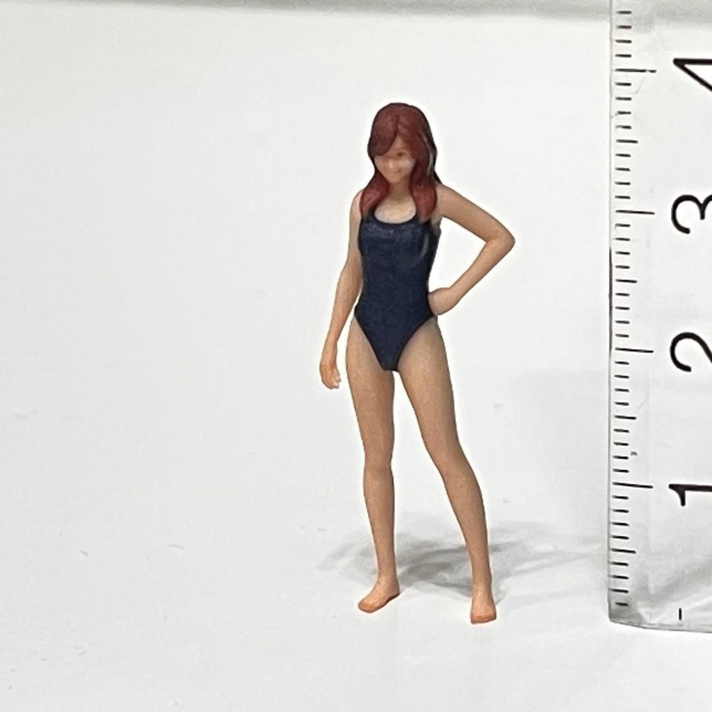 1/43 フィギュア 水着S リアルフィギュア 3Dフィギュア ミニチュアイメージ 完成品 ミニカー トミカ ジオラマに ミニチュア