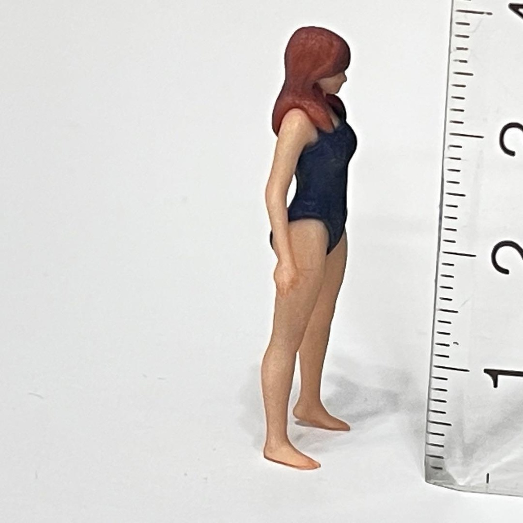 1/43 フィギュア 水着S リアルフィギュア 3Dフィギュア ミニチュアイメージ 完成品 ミニカー トミカ ジオラマに ミニチュア