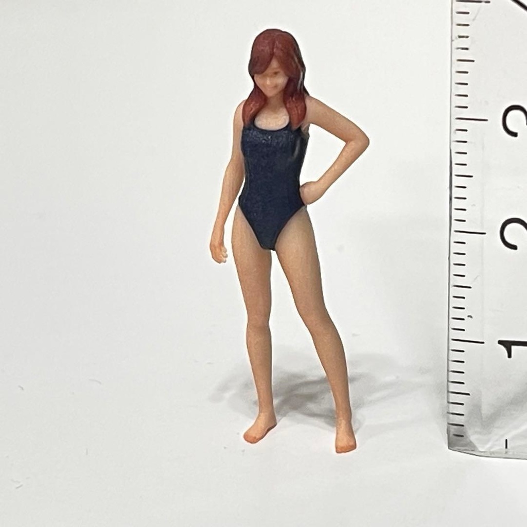 1/43 フィギュア 水着S リアルフィギュア 3Dフィギュア ミニチュアイメージ 完成品 ミニカー トミカ ジオラマに ミニチュア
