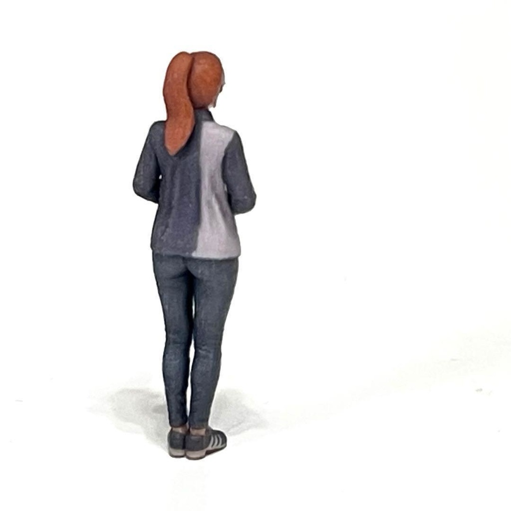 1/64 フィギュア リアルフィギュア 完成品 コンビニ店員 ローソン風 ミニチュア ジオラマ ミニカー ミニチュア ミニチュアイメージ 3Dフィギュア 完成品