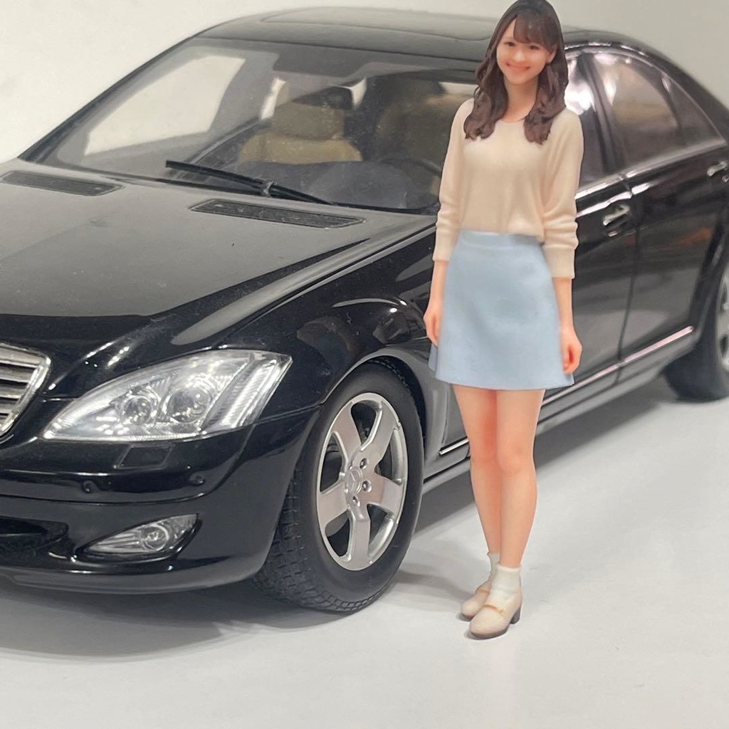 1/18 可愛いお姉さん フィギュア 完成品 ミニカーに ミニチュアイメージ リアルフィギュア 完成品 3Dフィギュア ドールハウスに