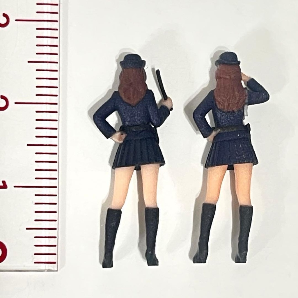 1/64 フィギュア リアルフィギュア 警官 冬服 ミニチュア ジオラマ ミニカー 完成品 ミニチュアイメージ