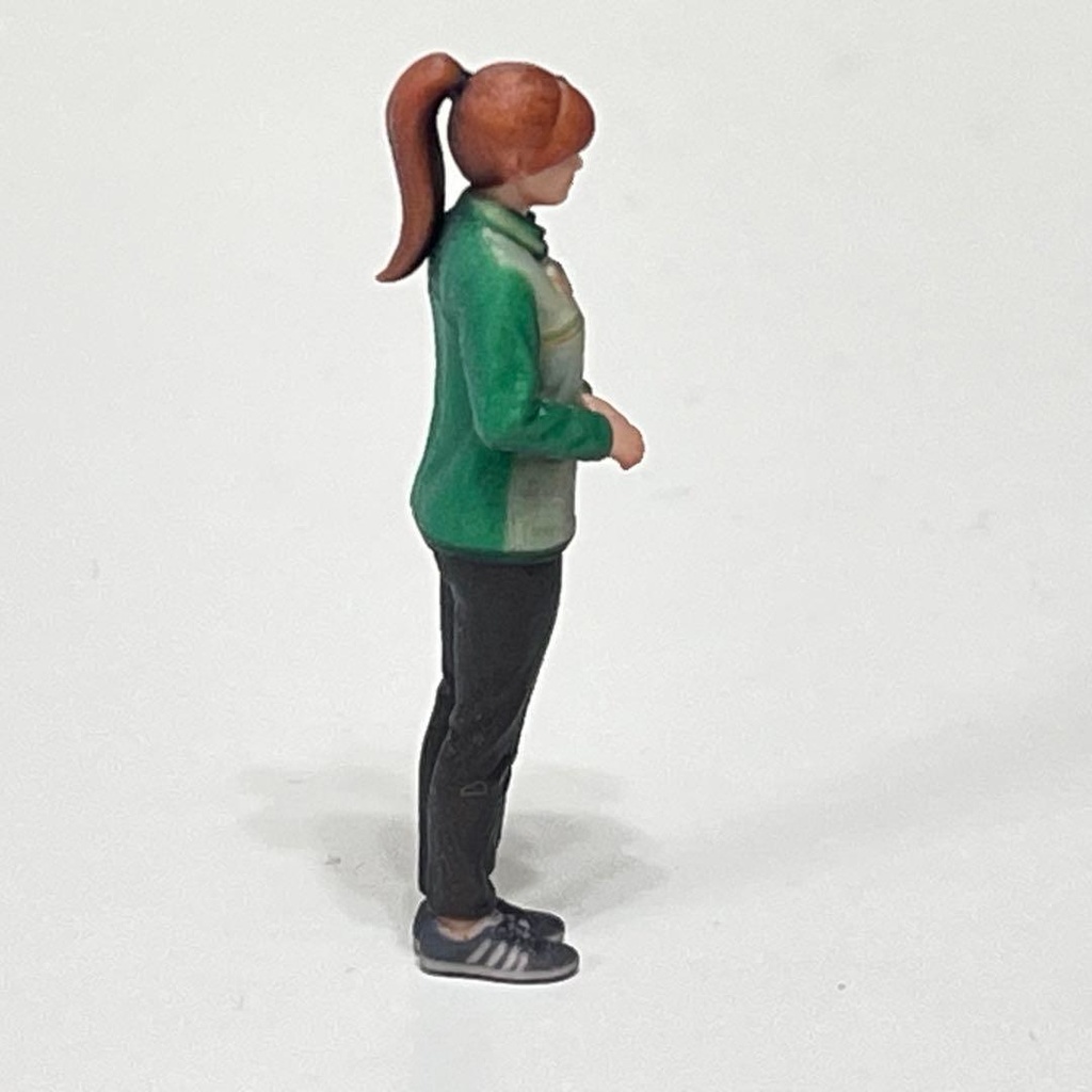 1/64 フィギュア コンビニ店員 リアルフィギュア ミニチュアイメージ ミニカーに 完成品