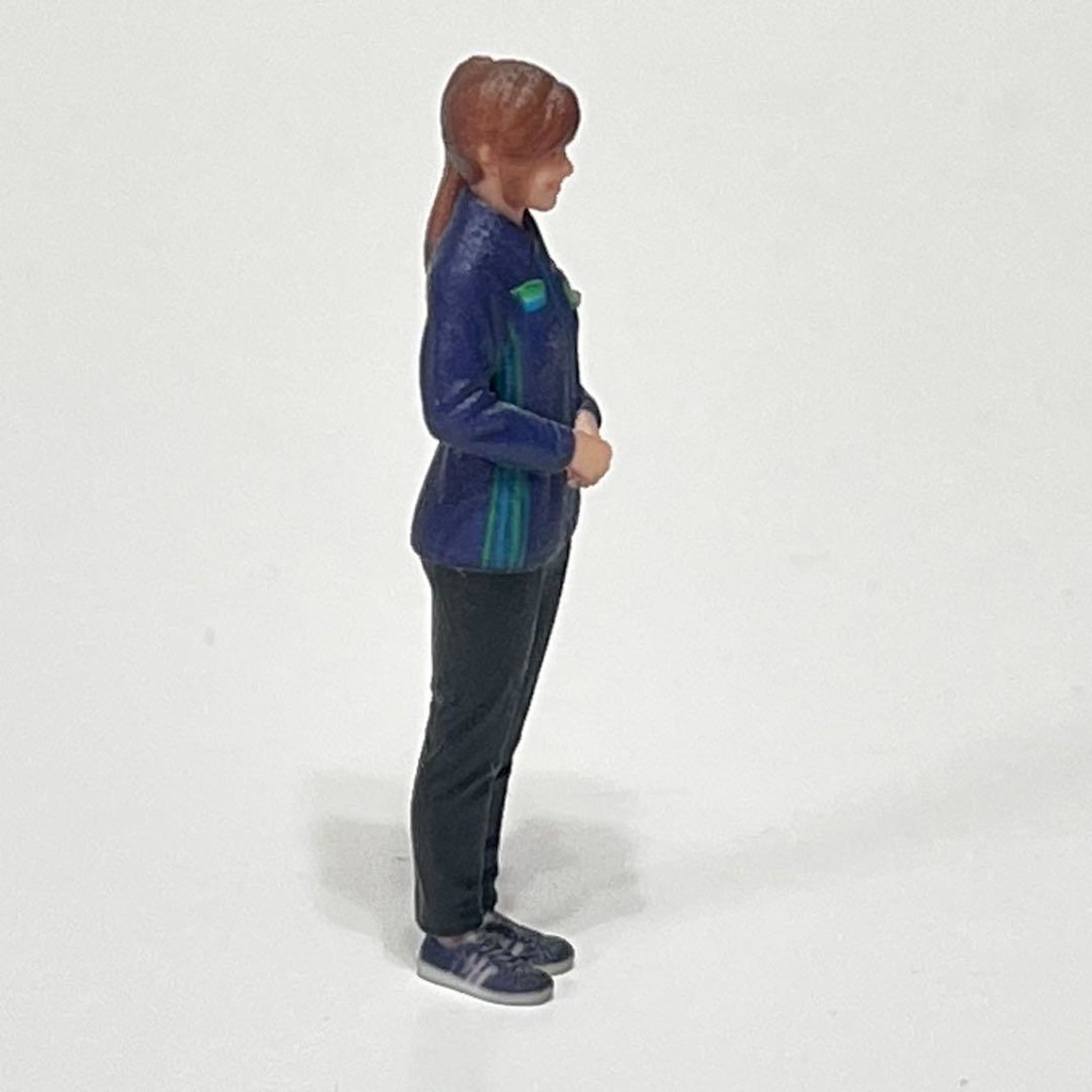 1/64 フィギュア コンビニ店員 リアルフィギュア ミニチュアイメージ ミニカーに 完成品