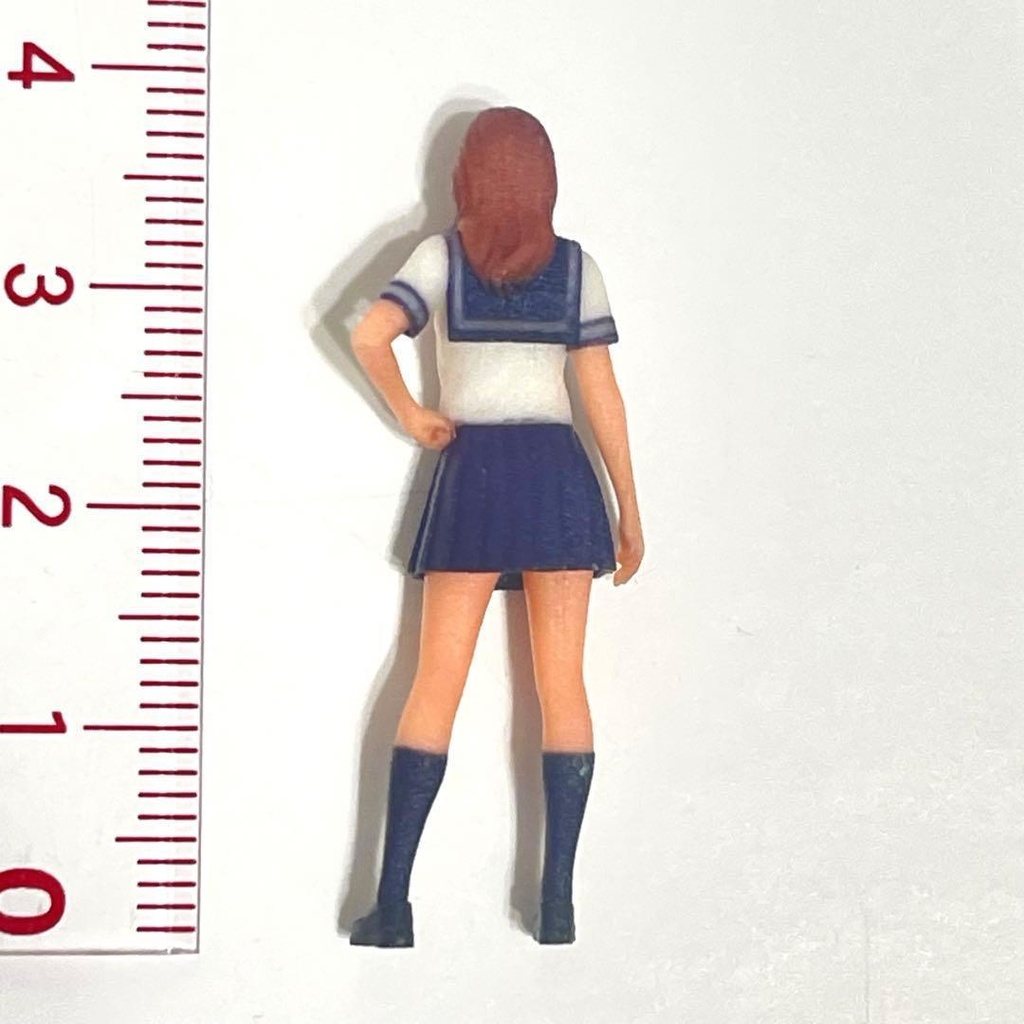 1/43 フィギュア セーラー服 JK 半袖 リアルフィギュア ミニチュアイメージ 完成品