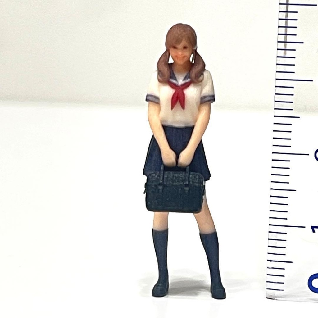 1/43 フィギュア セーラー服 JK 半袖 リアルフィギュア ミニチュアイメージ 完成品