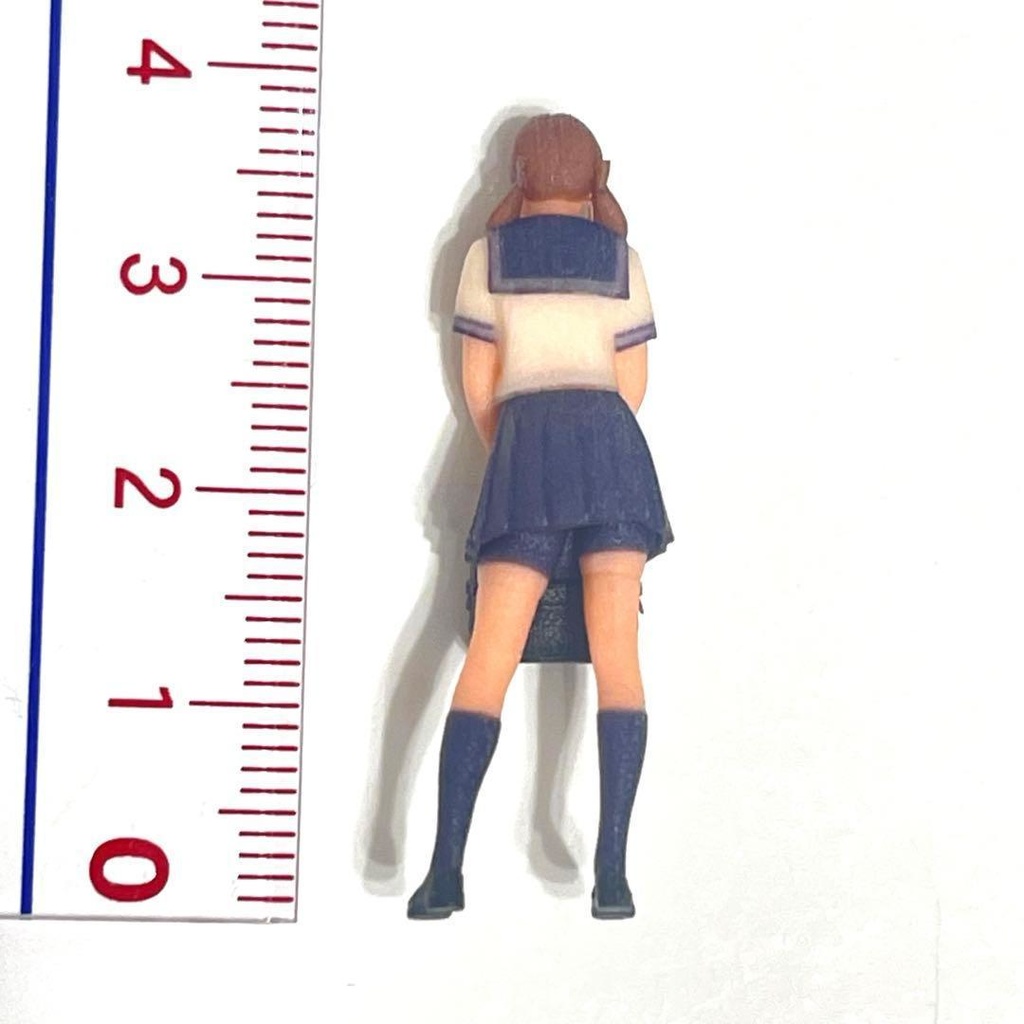 1/43 フィギュア セーラー服 JK 半袖 リアルフィギュア ミニチュアイメージ 完成品