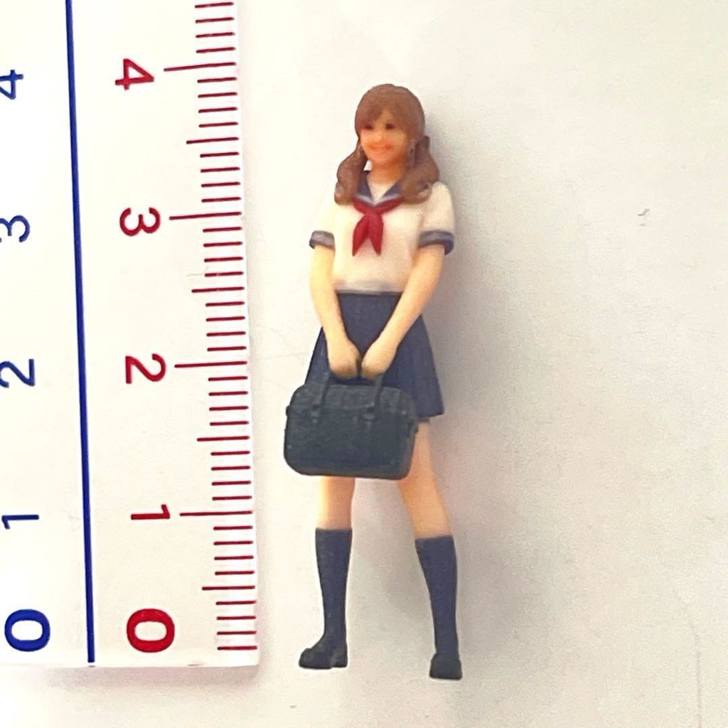1/43 フィギュア セーラー服 JK 半袖 リアルフィギュア ミニチュアイメージ 完成品