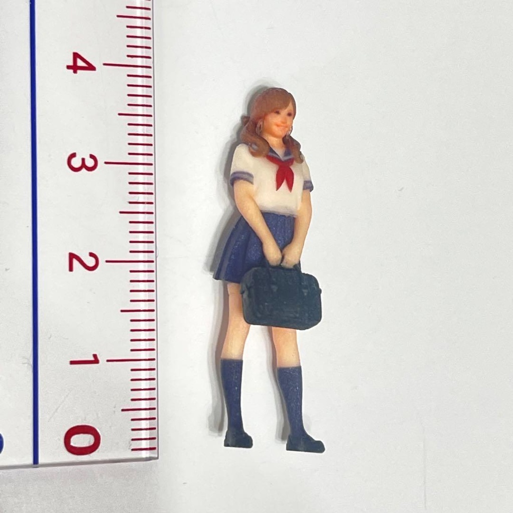 1/43 フィギュア セーラー服 JK 半袖 リアルフィギュア ミニチュアイメージ 完成品