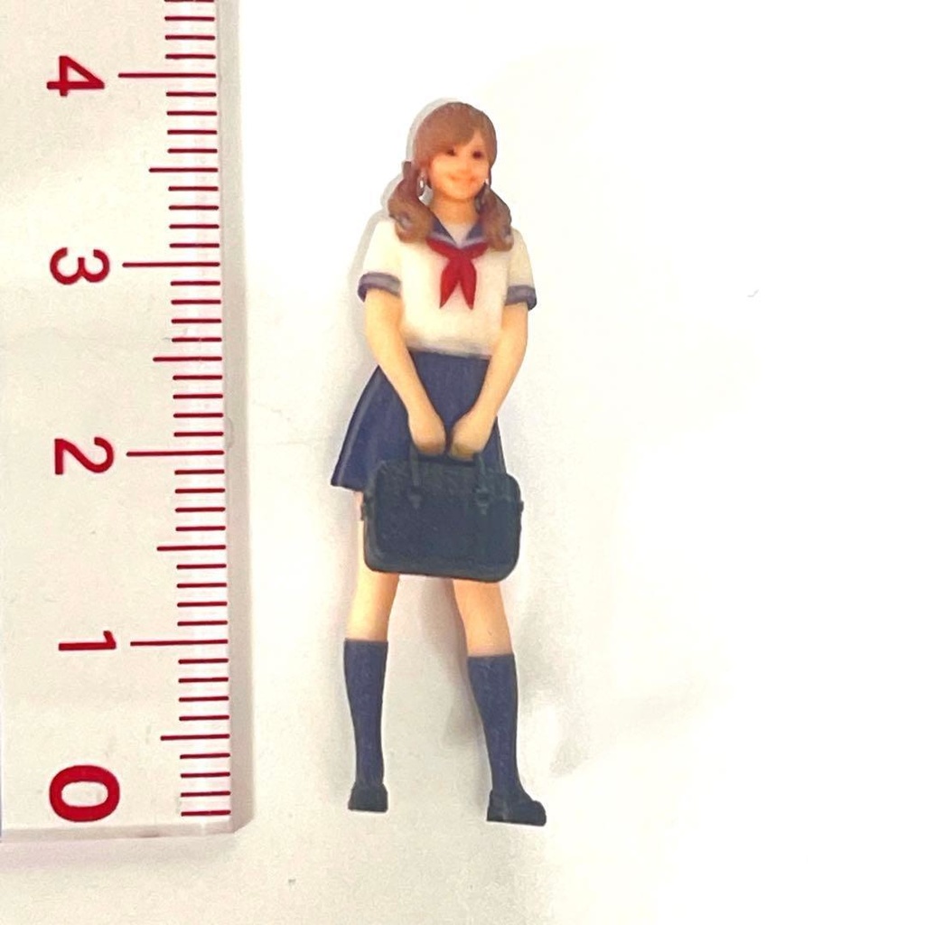 1/43 フィギュア セーラー服 JK 半袖 リアルフィギュア ミニチュアイメージ 完成品