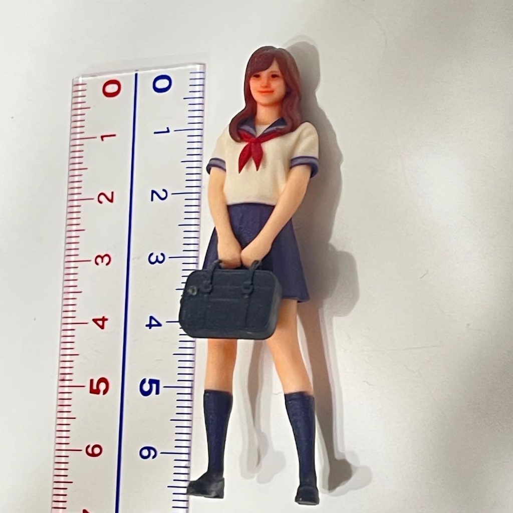 1/32 フィギュア JK セーラー服 カバン リアルフィギュア ミニチュアイメージ 完成品