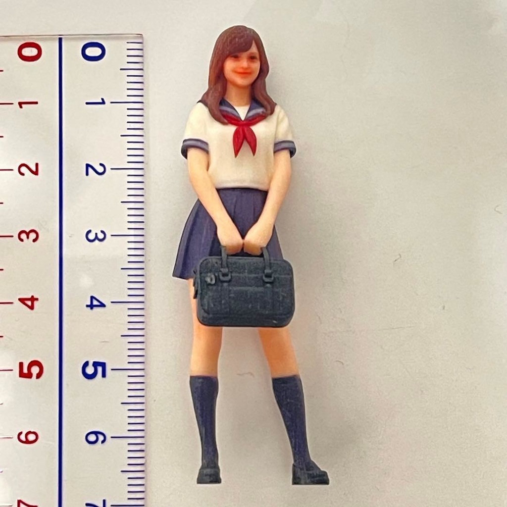 1/32 フィギュア JK セーラー服 カバン リアルフィギュア ミニチュアイメージ 完成品