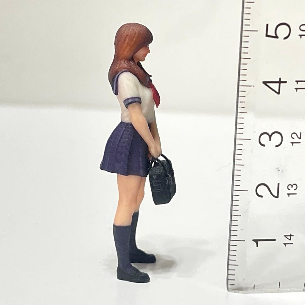 1/32 フィギュア JK セーラー服 カバン リアルフィギュア ミニチュアイメージ 完成品