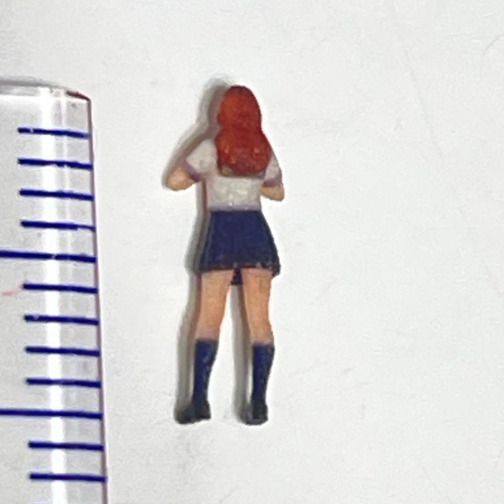 1/150 Nゲージ フィギュア JK セーラー服 半袖 ハート リアルフィギュア ミニチュアイメージ 完成品