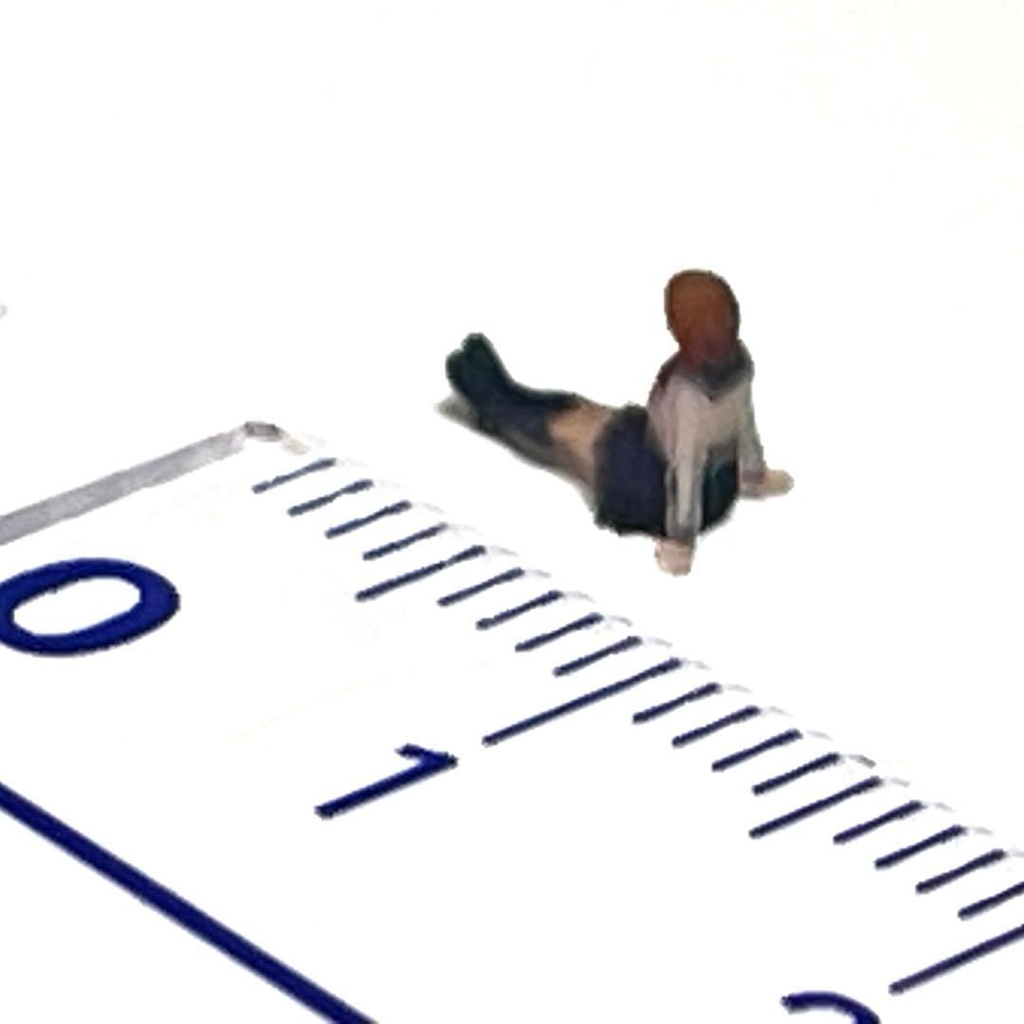 1/150 Nゲージ フィギュア JK セーラー服 足伸ばし リアルフィギュア ミニチュアイメージ 完成品