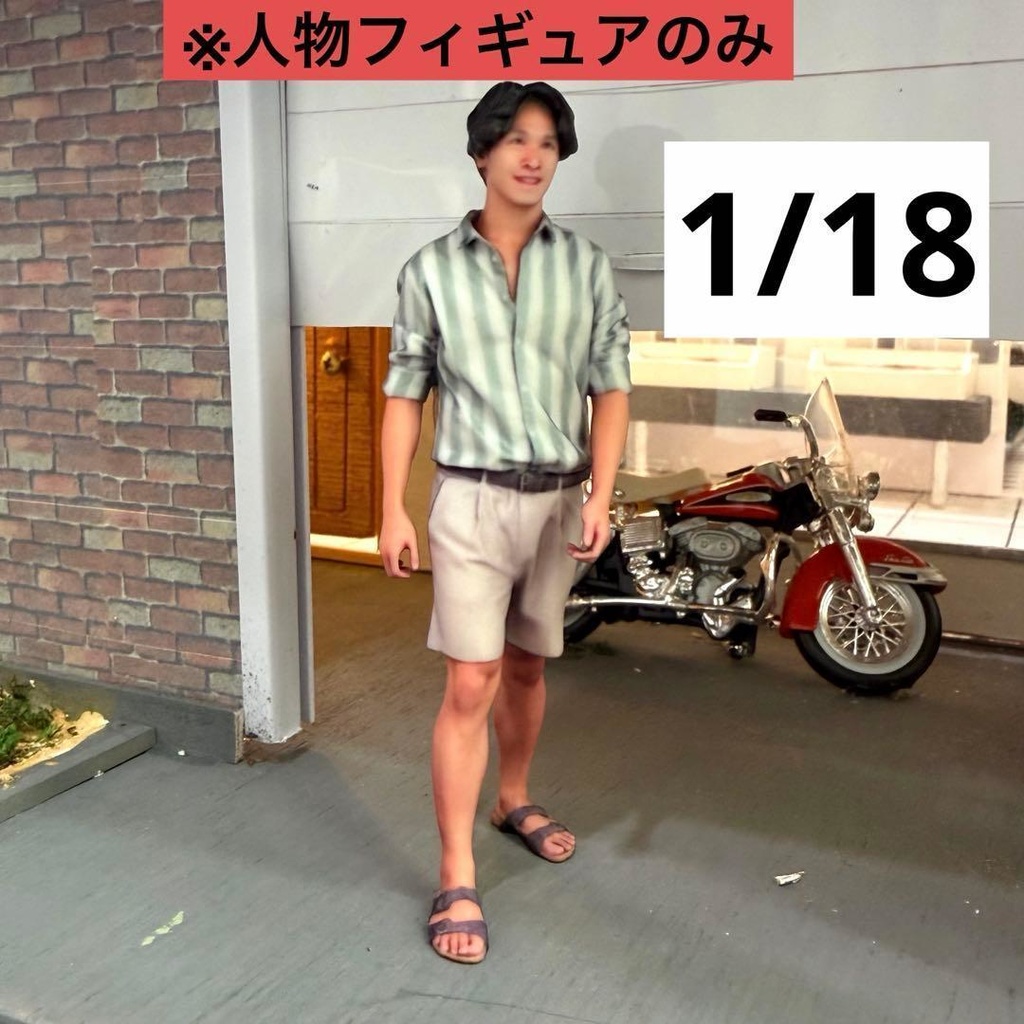 1/18　NU-2280　男性　フィギュア　リアルフィギュア　完成品　塗装済み完成品　ミニカーに　ドールハウスに　ミニチュアイメージ　３D