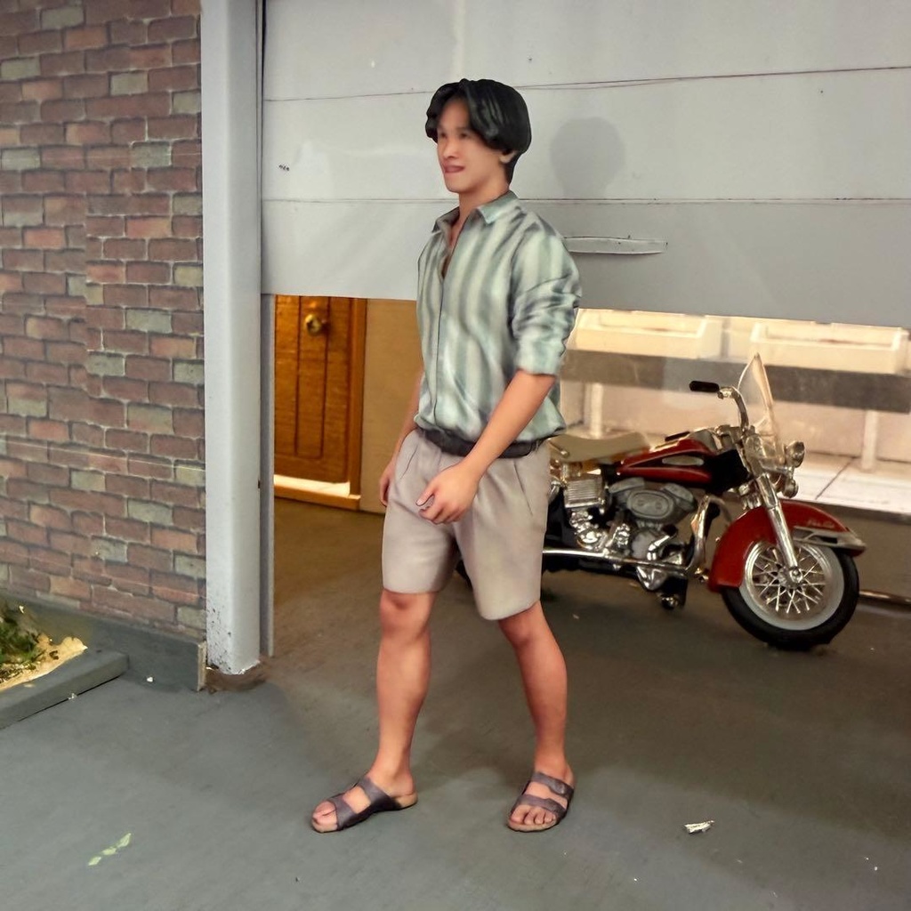 1/18 NU-2280 男性 フィギュア リアルフィギュア 完成品 塗装済み完成品 ミニカーに ドールハウスに ミニチュアイメージ 3D