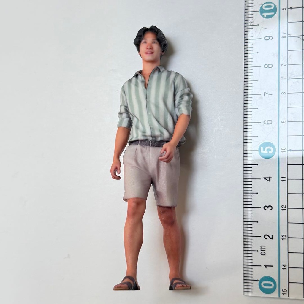 1/18 NU-2280 男性 フィギュア リアルフィギュア 完成品 塗装済み完成品 ミニカーに ドールハウスに ミニチュアイメージ 3D