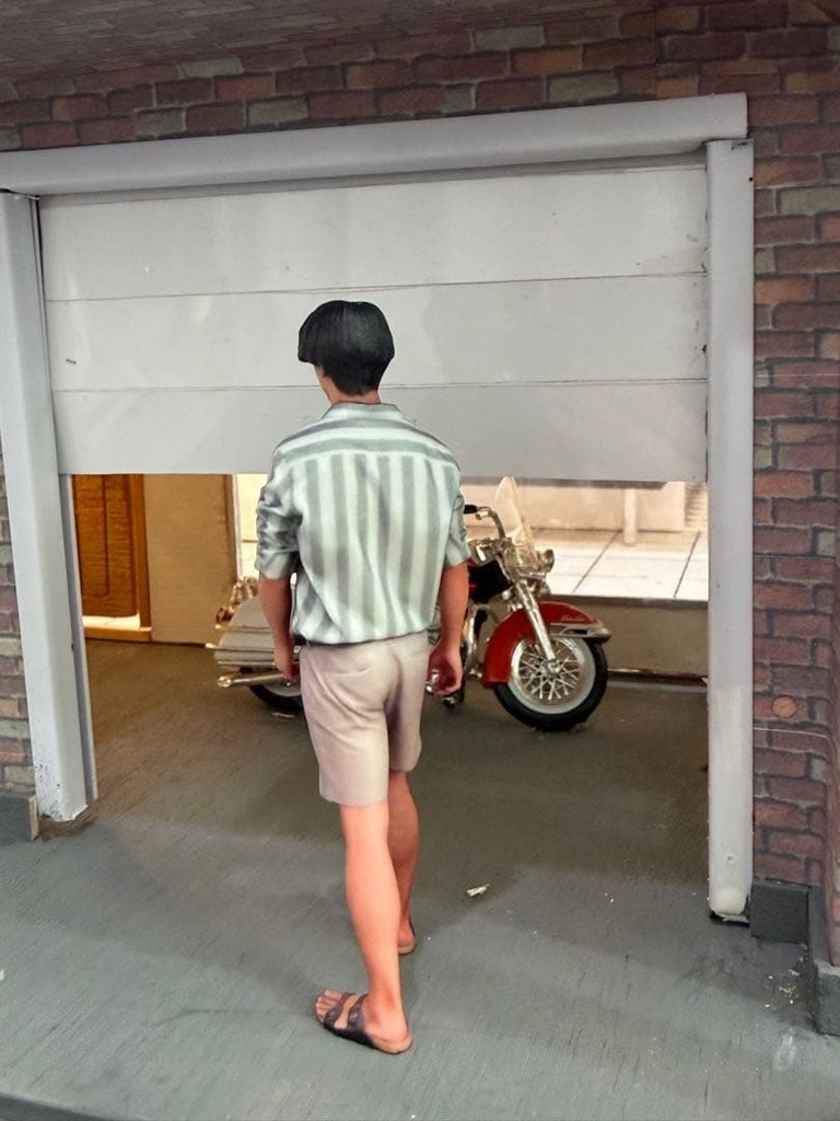 1/18 NU-2280 男性 フィギュア リアルフィギュア 完成品 塗装済み完成品 ミニカーに ドールハウスに ミニチュアイメージ 3D