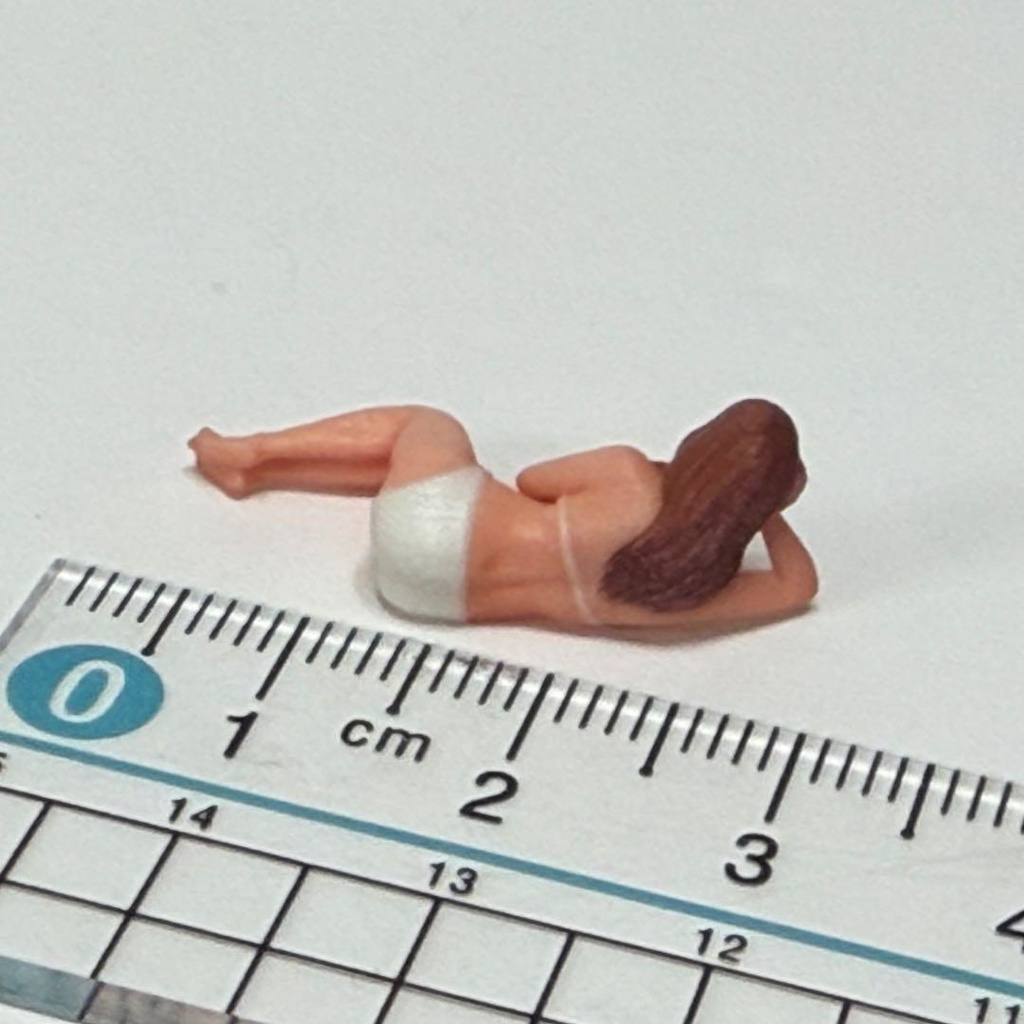 1/43 フィギュア リアルフィギュア 水着 ビキニ ミニカー ジオラマ 住宅模型に 3D ミニチュアイメージ 塗装済み完成品 完成品