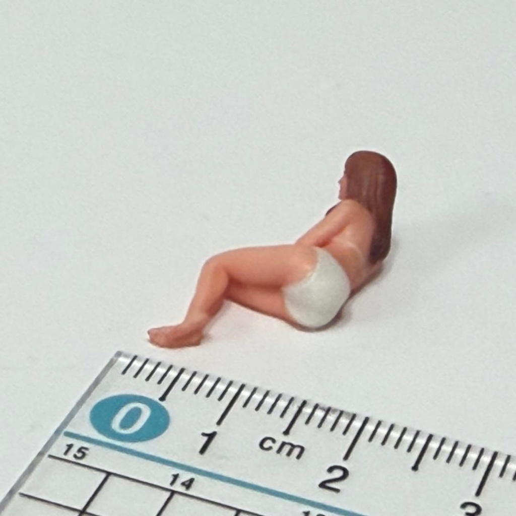 1/43 フィギュア リアルフィギュア 水着 ビキニ ミニカー ジオラマ 住宅模型に 3D ミニチュアイメージ 塗装済み完成品 完成品