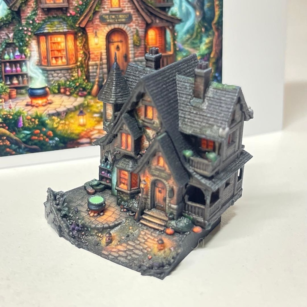 ミニチュア お家 ハウス フィギュア 1/64より小 ジオラマ 完成品 住宅模型 ジオラマ 塗装済み完成品 3D ミニチュアイメージ