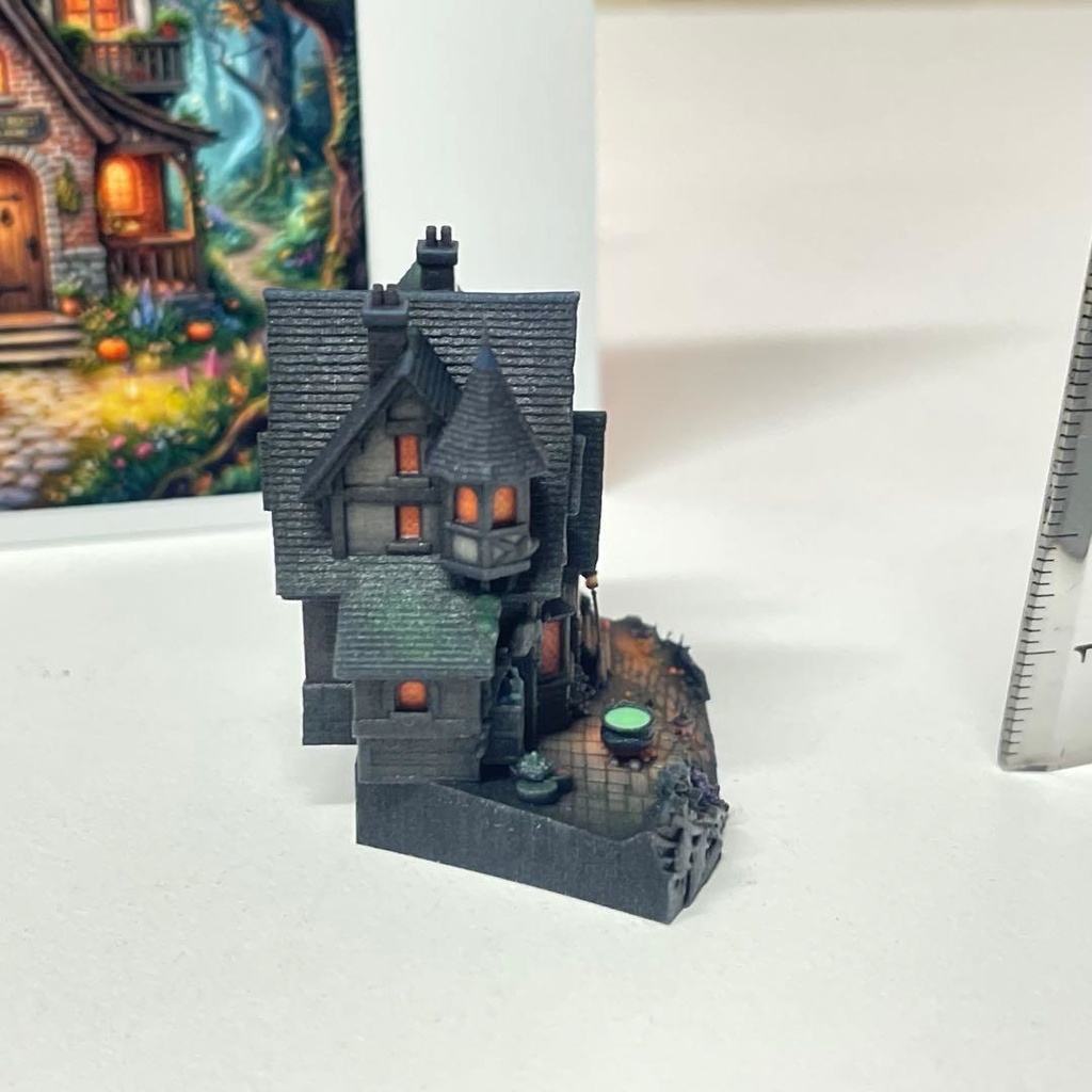 ミニチュア お家 ハウス フィギュア 1/64より小 ジオラマ 完成品 住宅模型 ジオラマ 塗装済み完成品 3D ミニチュアイメージ