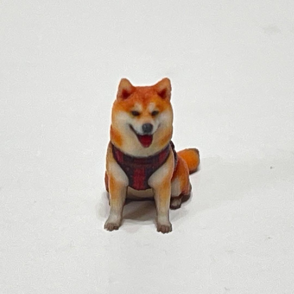 1/43 柴犬 犬 フィギュア 完成品 リアルフィギュア ジオラマ ミニチュア ミニカーに 3Dフィギュア